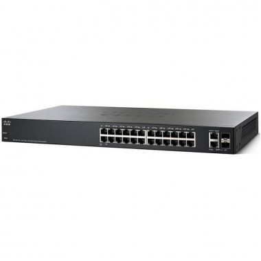 Коммутатор Cisco CatalystSB SF220-24P-K9-EU